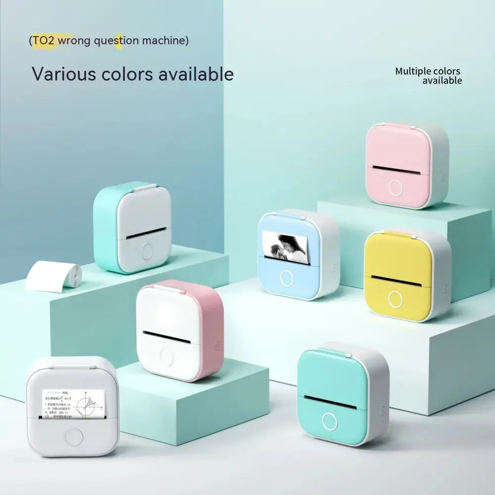 Portable Bluetooth Mini Thermal Label and Photo Printer