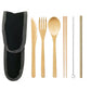 Sustainable Bamboo and Stainless Steel Travel Cutlery Set
