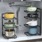 3-tier Adjustable Stainless Steel Pot and Pan Organizer