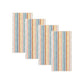 Oversized Striped Border Cabana Beach Towels - Santa Cruz