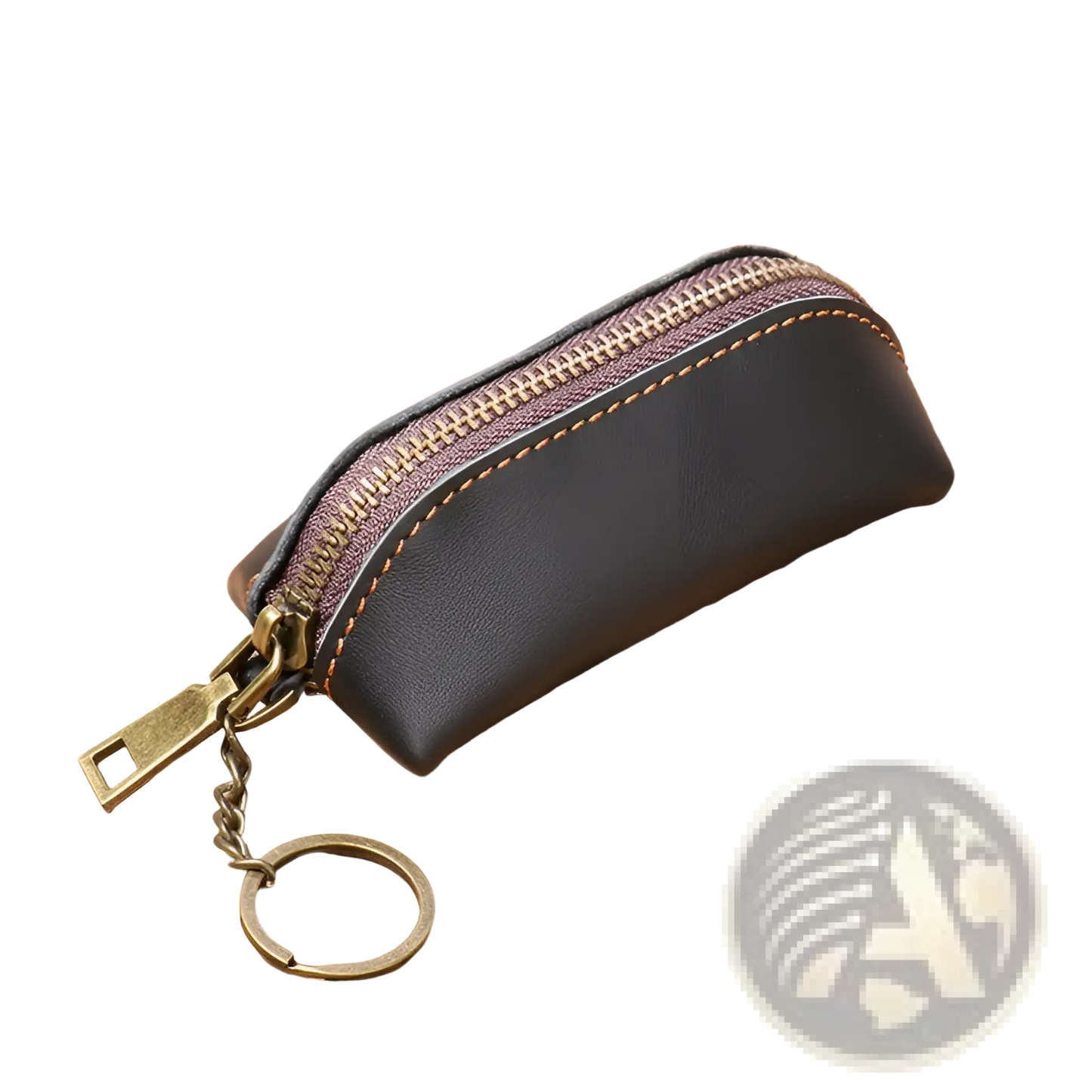 Premium Cowhide Leather Multi-functional Key and Coin Pouch