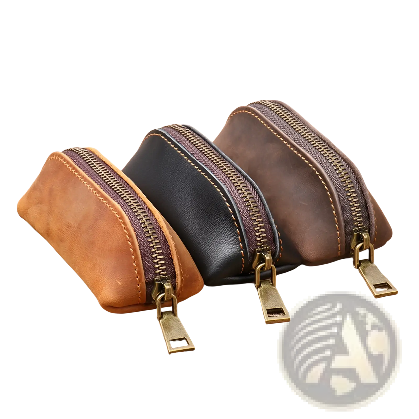 Premium Cowhide Leather Multi-functional Key and Coin Pouch