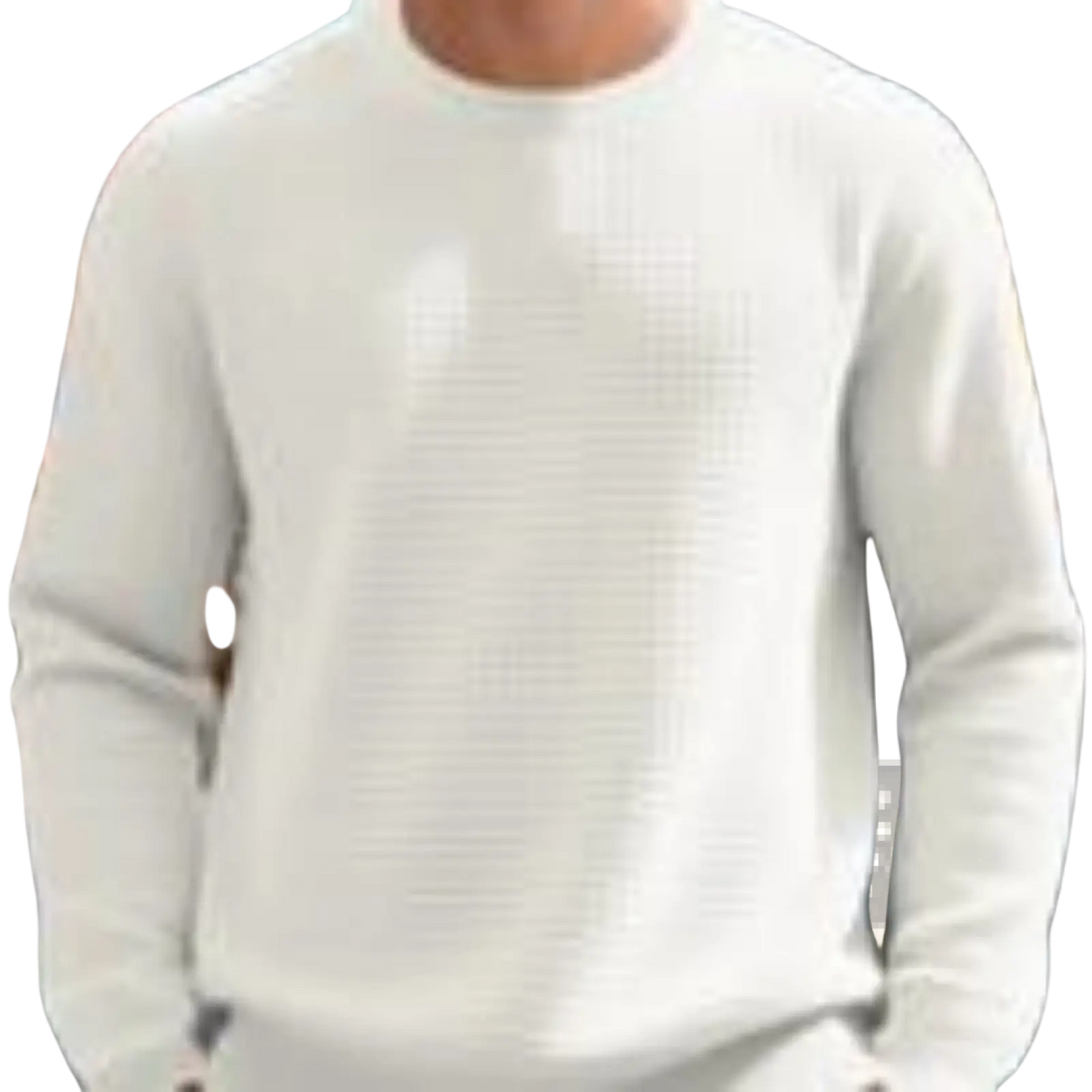 Premium Jacquard Knit Round Neck Sweater for Men and Women