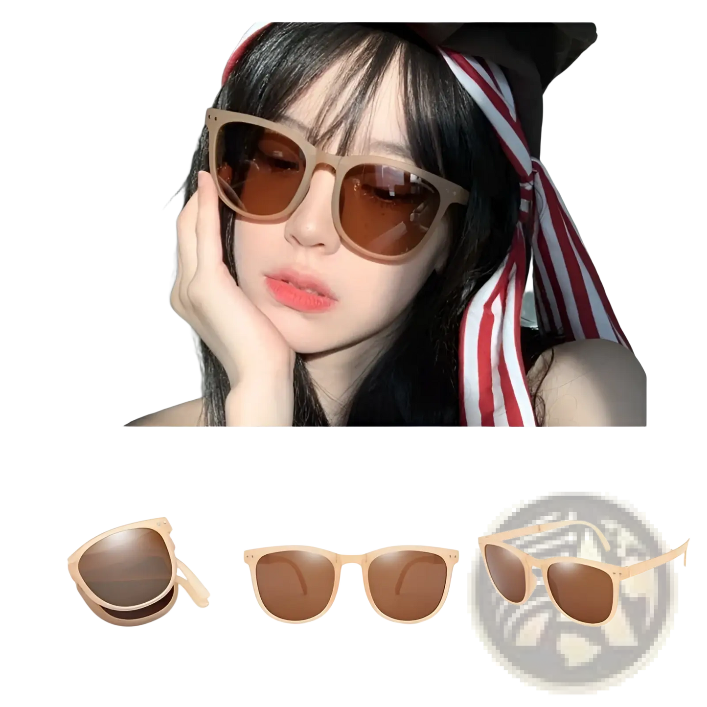 Premium Polarized Folding Sunglasses for Women