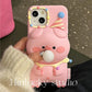 3d Pig Cartoon Bubble Popping Silicone Stress Relief Case