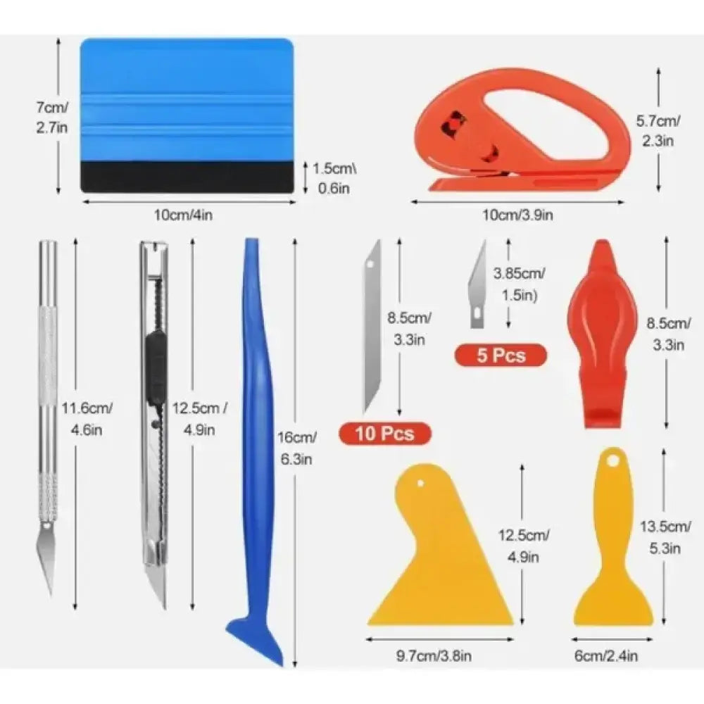 Professional Window Tint and Car Wrap Installation Kit