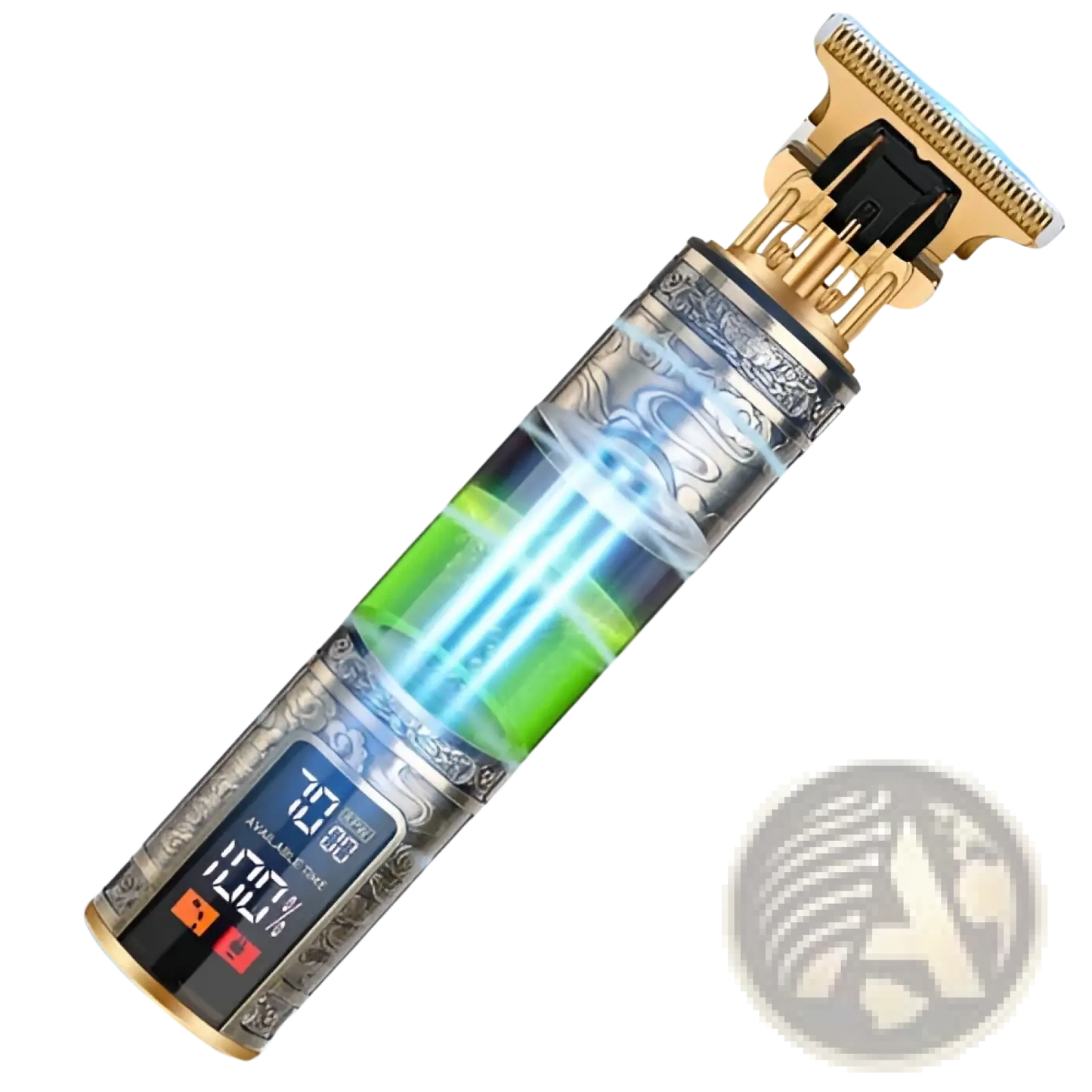 Professional Cordless Hair Clippers Gold Beard Trimmer