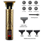 Professional Cordless Hair Clippers Gold Beard Trimmer