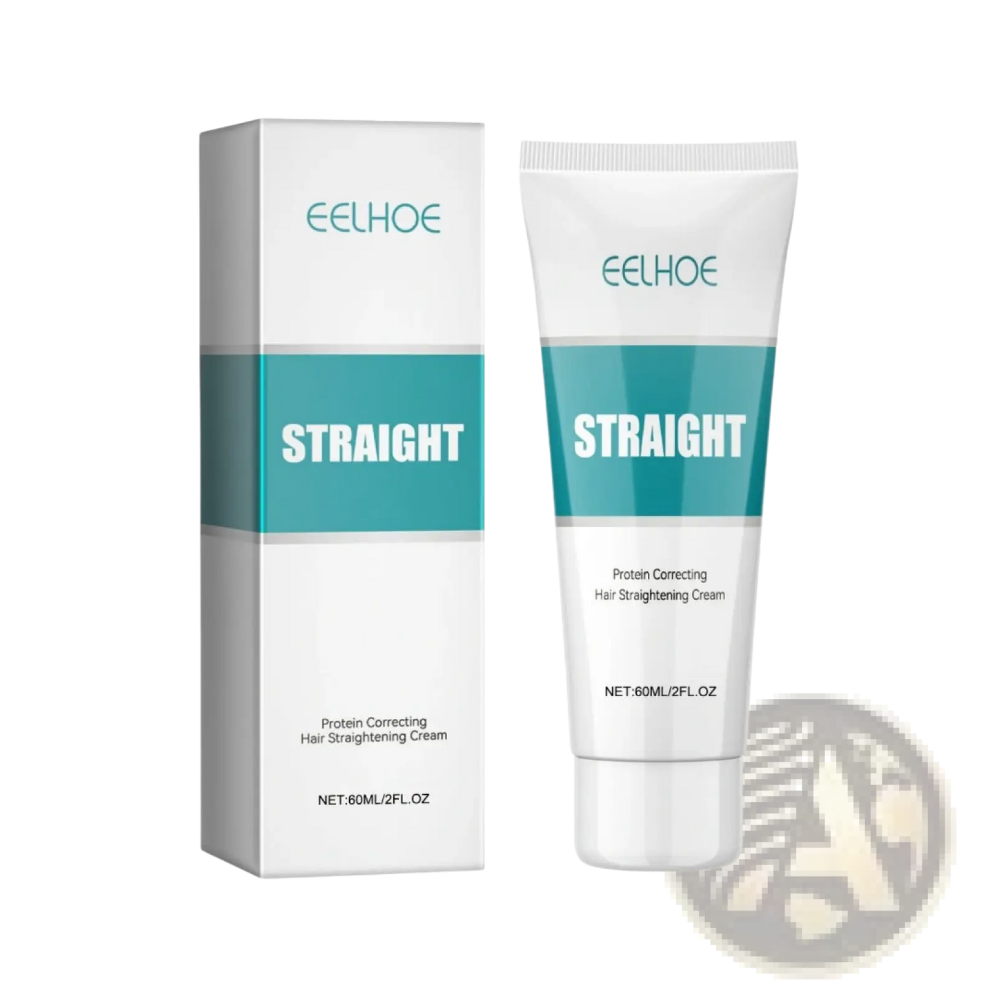 Protein Correcting Hair Straightening Cream with Brush