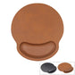 Ergonomic Pu Leather Mouse Pad with Wrist Support
