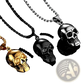 Punk Skull Pendant Titanium Steel Necklace for Men and Women