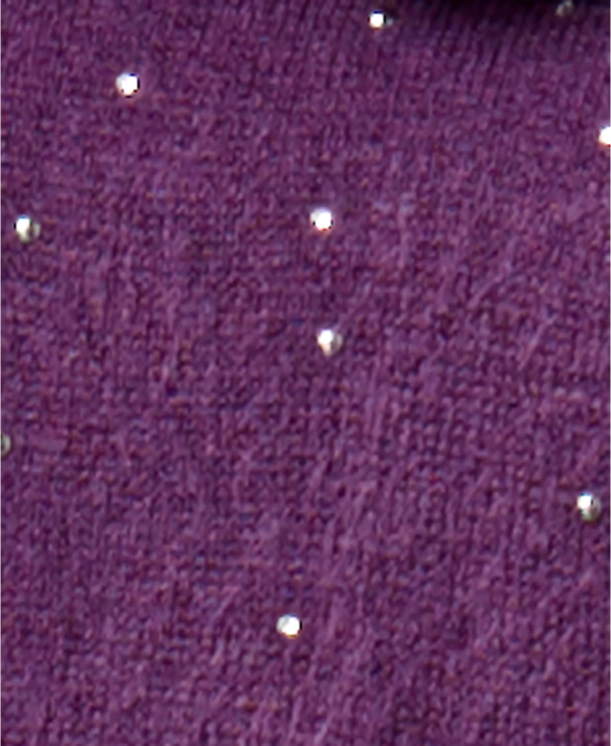 Karen Scott Suéter feminino com estampa de cachecol, roxo, tamanho grande