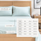 Cotton Solid Flannel Sheet - Nordic Collection