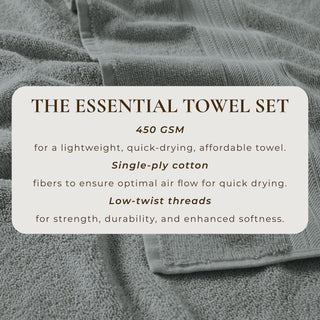 Cotton Terry Bath Towel Set - Cooper Collection