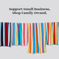 Cotton Velour Cabana Stripe Beach Towel - Novia Collection