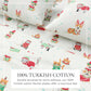 4-Piece Turkish Cotton Christmas Flannel Sheet - Whittaker Collection