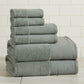 Cotton Linen-Like Border 6-Piece Towel Set - Priya Collection