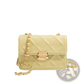 Quilted Crossbody Bag with Gold Chain Strap