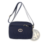 Quilted Crossbody Bag with Gold Hardware and Strap