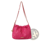 Quilted Faux Leather Crossbody Bag with Chain Strap