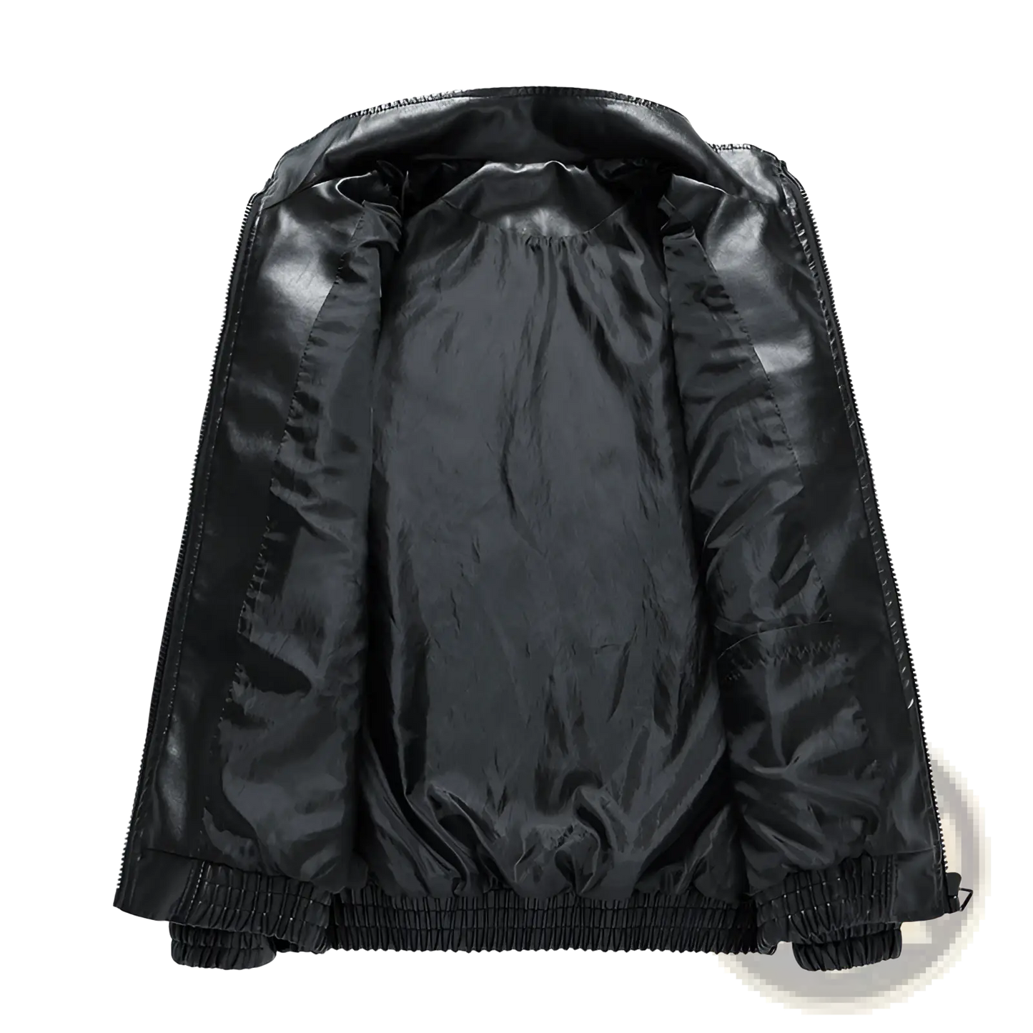 Racing Pu Leather Bomber Jacket Korean Style