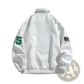 Racing Pu Leather Bomber Jacket Korean Style