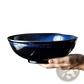 Ramen Bowl Ceramic 8.5 Inch Cat Eye Blue Noodle Bowl