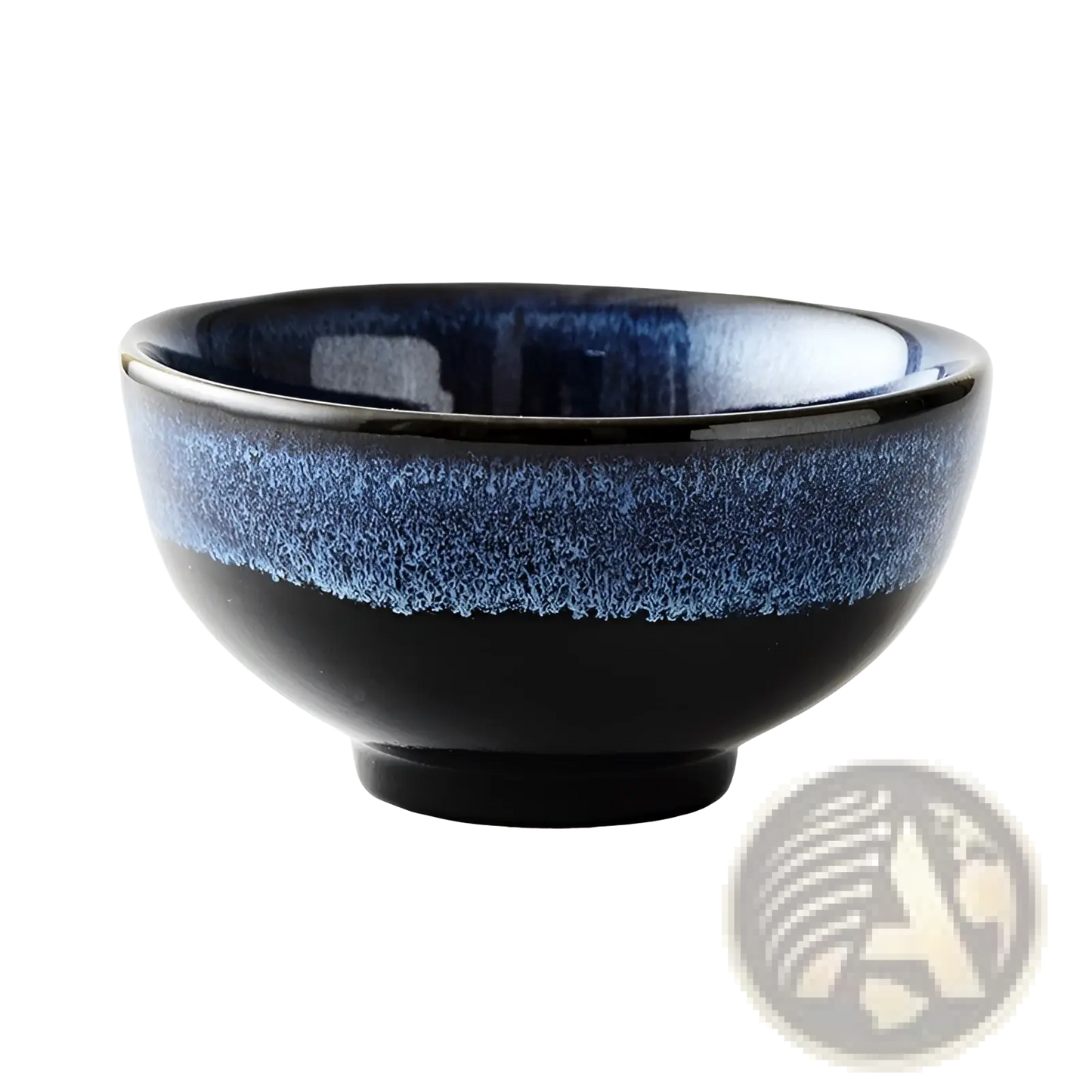 Ramen Bowl Ceramic 8.5 Inch Cat Eye Blue Noodle Bowl
