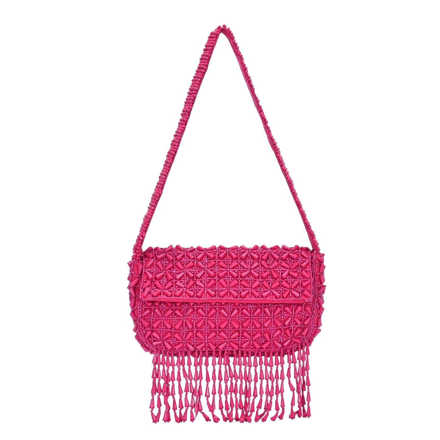 Rani Snap Bead Shoulder Bag