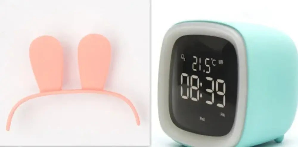 Kids Animal Digital Alarm Clock with Night Light and Temp