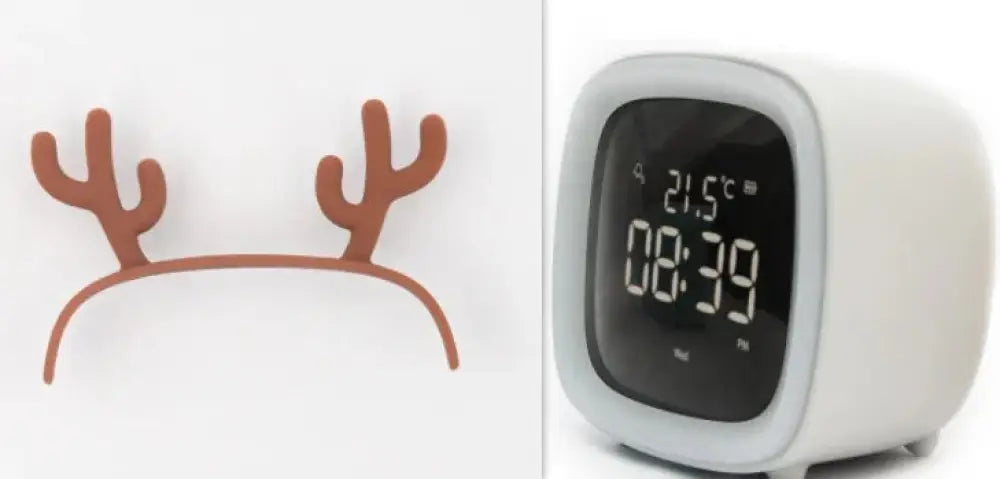 Kids Animal Digital Alarm Clock with Night Light and Temp