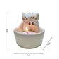 Handcrafted Cuddling Kittens Ceramic Candle Holder