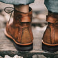 Men's Retro Leather Lace-up Ankle Boots