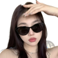Retro Cat Eye Uv380 Lightweight Fashion Sunglasses