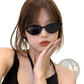 Retro Chic Cat Eye Sunglasses with Tinted Lenses