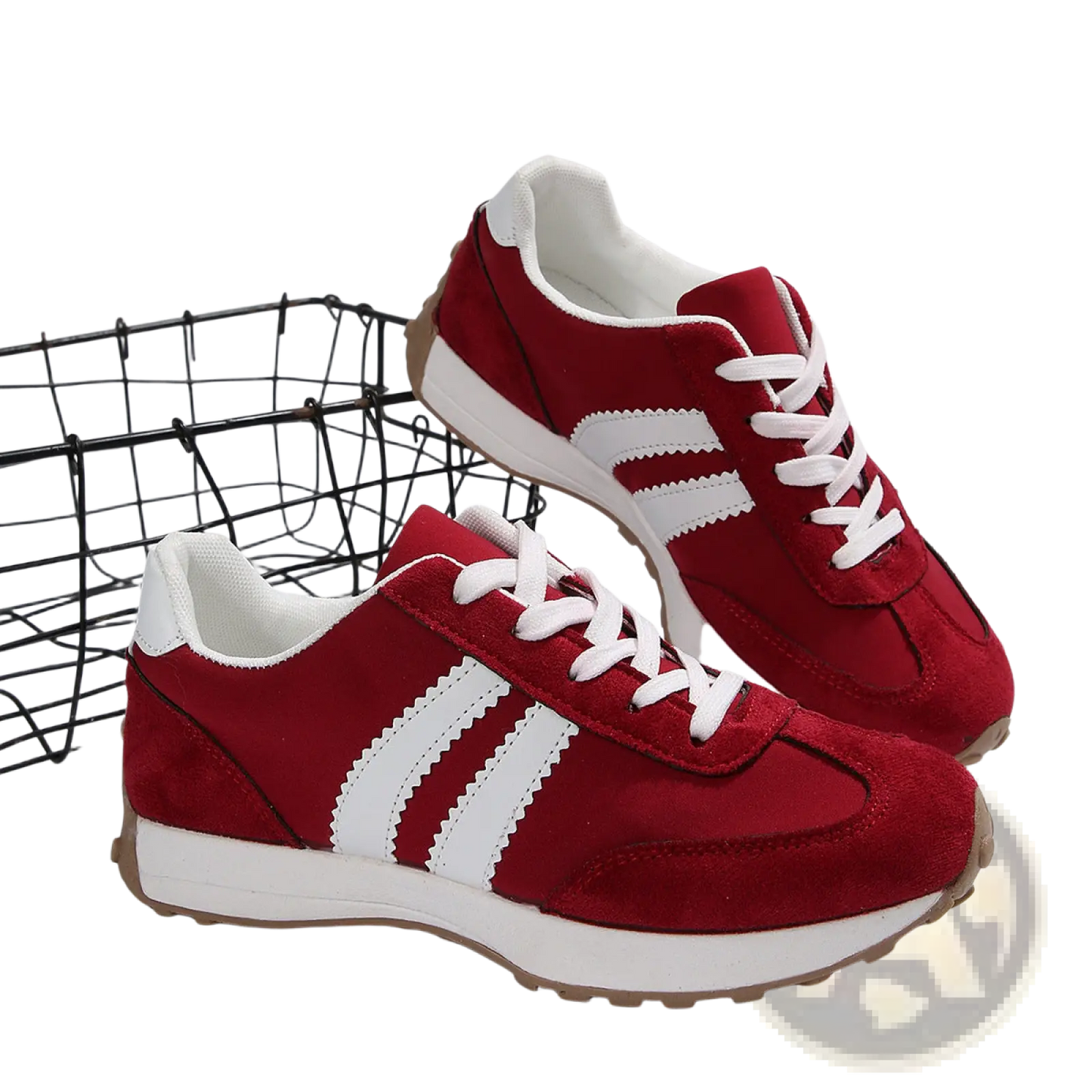 Retro Chunky Sneakers Breathable Suede Low Top Shoes