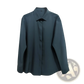 Retro Drape Wrinkle Resistant Satin Button Down Shirt