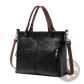 Retro Large Capacity Leather Tote Crossbody Bag