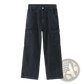 Retro Loose Fit Wide Leg Denim Cargo Pants