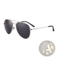Retro Metal Aviator Sunglasses with Uv400 Gradient Lenses