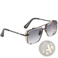 Retro Metal Mesh Aviator Sunglasses with Uv400 Lenses