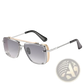 Retro Metal Mesh Aviator Sunglasses with Uv400 Lenses