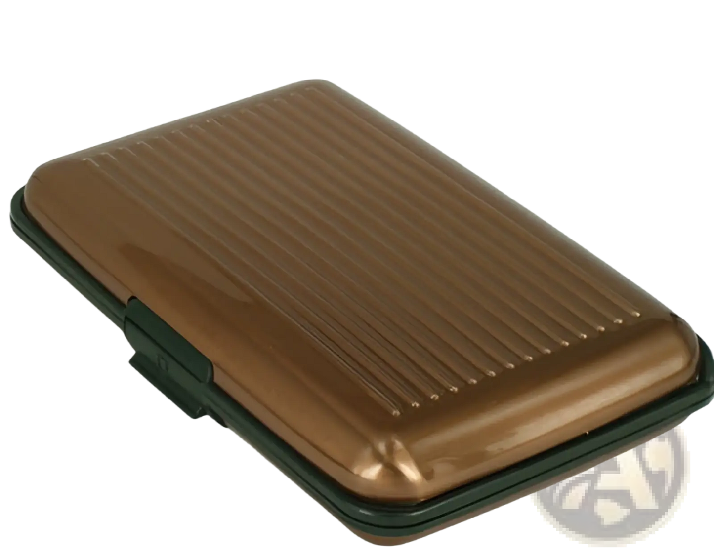 Rfid Blocking Aluminum Alloy Ribbed Card Holder Case