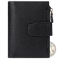 Rfid Leather Wallet with Zipper and Anti Theft Feature