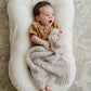Ribbed Bamboni Mini Baby Blanket