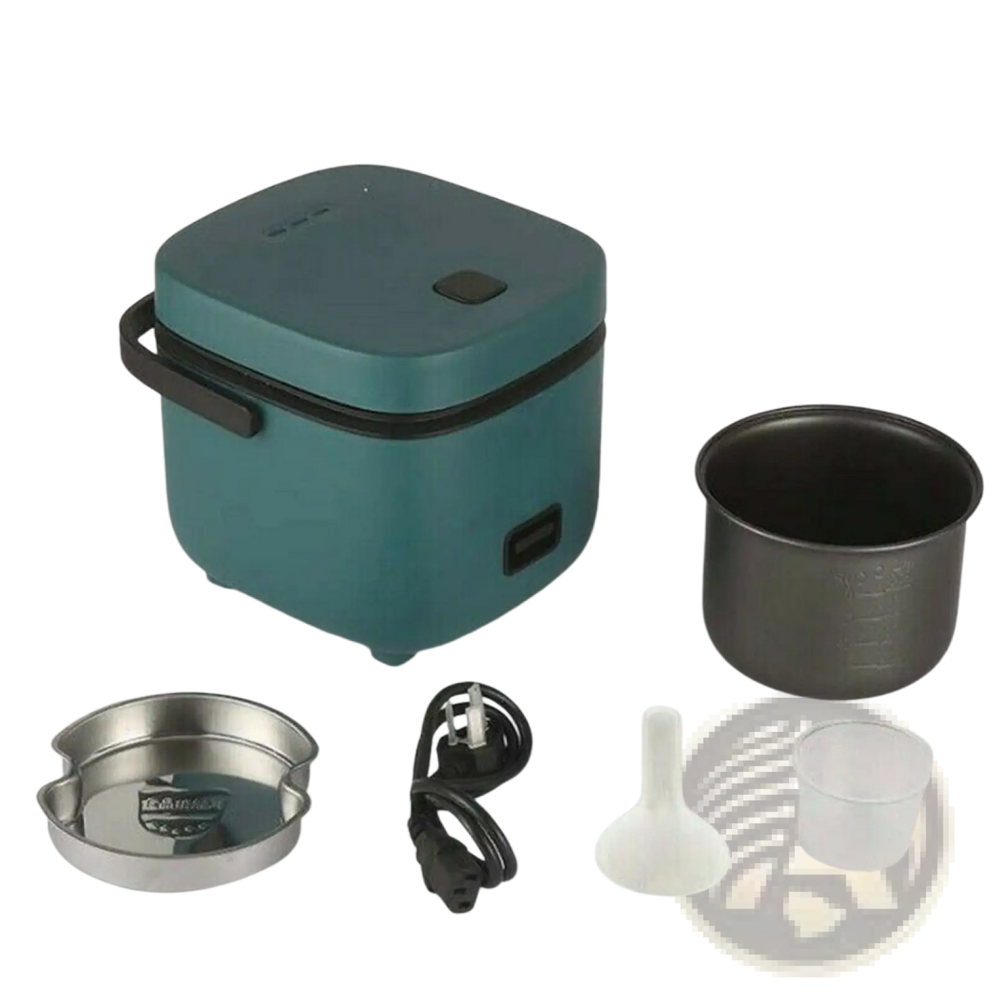 Rice Cooker 1.2l Electric Steamer with Nonstick Liner