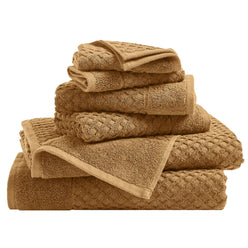 Cotton Diamond Waffle Weave Bath Towel Set - Grayson Collection