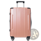 Rose Gold 28 Inch Expandable Hardshell Spinner Suitcase