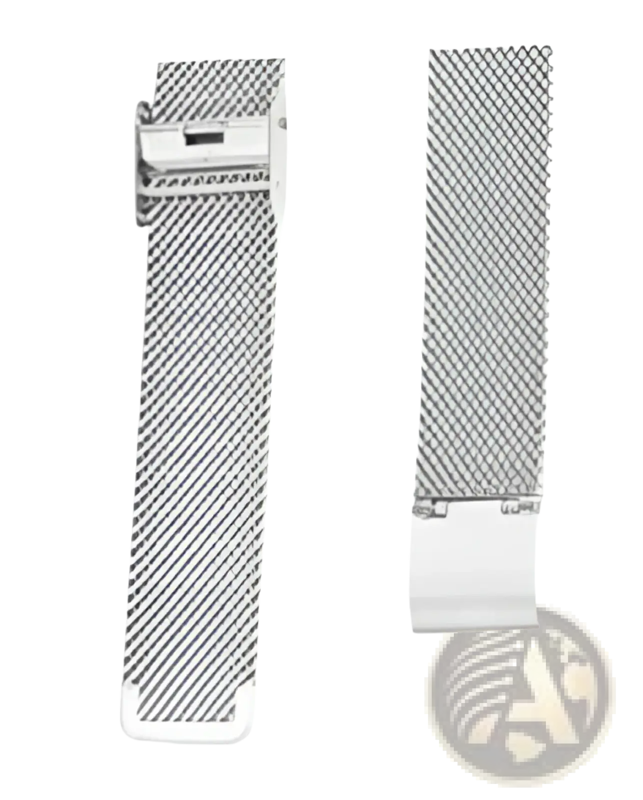 Rose Gold Butterfly Smartwatch with Stainless Steel Mesh Band