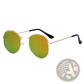 Rose Gold and Metallic Aviator Mirror Lens Sunglasses Set